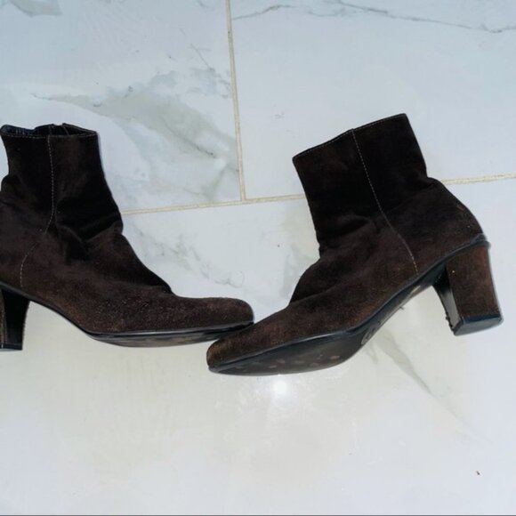 Prada Shoes - PRADA suede Classic ankle boot